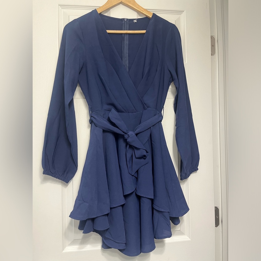 Blue dress